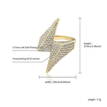 Load image into Gallery viewer, Lighting Rings - GOLD - Alliceonyou