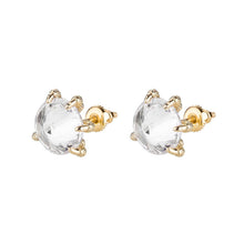 Load image into Gallery viewer, Iced Umbrella Earrings - Gold - Alliceonyou
