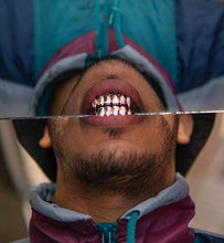 Load image into Gallery viewer, TOPGRILLZ Gold Grills for Your Teeth 18K Gold Plated Hip Hop Custom Fit Polished Teeth Grillz for Men and Women with 4 Silicon Molding Bars Rapper Costume