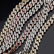 Load image into Gallery viewer, TOPGRILLZ 8mm Cuban Link Anklets Bracelet for Women 6 Times 14K Gold Plated Fashion Foot Jewelry Gift, 9" 10" 11"