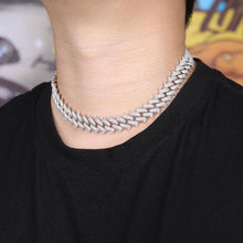 Load image into Gallery viewer, 14MM Crown Of Thorns Cuban Chain - SILVER - Alliceonyou