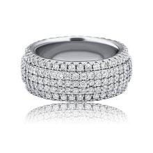 Load image into Gallery viewer, Row Band Rings - SLIVER - Alliceonyou