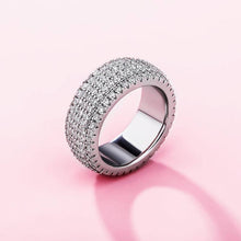 Load image into Gallery viewer, Row Band Rings - SLIVER - Alliceonyou