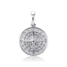 Load image into Gallery viewer, 925 Compass Pendant - SLIVER - Alliceonyou