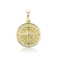 Load image into Gallery viewer, 925 Compass Pendant - GOLD - Alliceonyou