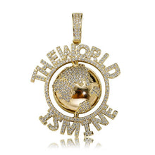 Load image into Gallery viewer, My World Pendent - GOLD - Alliceonyou