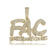Load image into Gallery viewer, Family Always Counts Pendent - GOLD - Alliceonyou