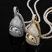 Load image into Gallery viewer, Shark Pendent - SLIVER - Alliceonyou