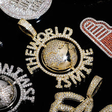 Load image into Gallery viewer, My World Pendent - GOLD - Alliceonyou