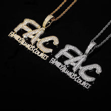 Load image into Gallery viewer, Family Always Counts Pendent - GOLD - Alliceonyou