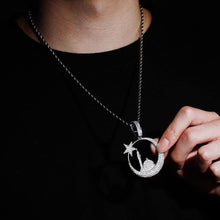 Load image into Gallery viewer, Star Moon Castle Pendent - SLIVER - Alliceonyou