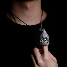 Load image into Gallery viewer, Shark Pendent - SLIVER - Alliceonyou