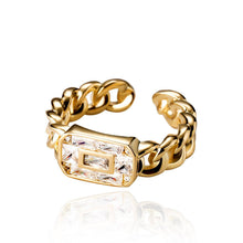 Load image into Gallery viewer, Baguette Rings - Gold - Alliceonyou