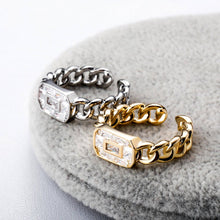 Load image into Gallery viewer, Baguette Rings - Sliver - Alliceonyou