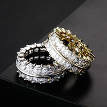 Load image into Gallery viewer, Double Row Diamond Ring - Sliver - Alliceonyou