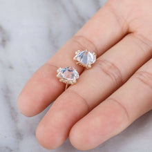 Load image into Gallery viewer, Iced Umbrella Earrings - Gold - Alliceonyou