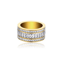 Load image into Gallery viewer, Baguette Band Rings - Gold - Alliceonyou