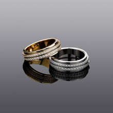 Load image into Gallery viewer, Double Baguette Row Rings - Gold - Alliceonyou