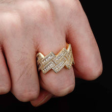 Load image into Gallery viewer, Prong Rings - GOLD - Alliceonyou