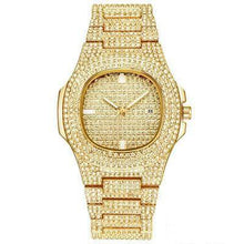 Load image into Gallery viewer, All Iced Oot Diamond Quartz Watch - GOLD - Alliceonyou
