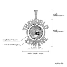 Load image into Gallery viewer, My World Pendent - SLIVER - Alliceonyou
