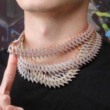 Load image into Gallery viewer, 20MM Spiked Box Buckle Cuban Chain - ROSE GOLD - Alliceonyou