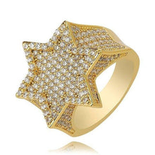 Load image into Gallery viewer, Hexagon Star Rings - GOLD - Alliceonyou
