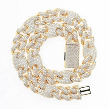 Load image into Gallery viewer, 16MM Box Clasp Cuban Chain - GOLD - Alliceonyou