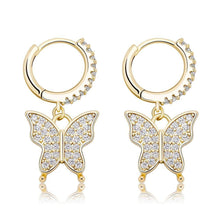 Load image into Gallery viewer, Butterfly Earrings - GOLD - Alliceonyou