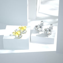 Load image into Gallery viewer, Moissanite Blooming Flowers Earring - Gold - Alliceonyou
