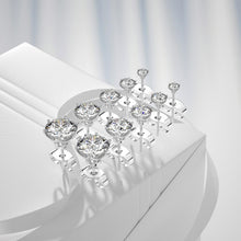 Load image into Gallery viewer, Moissanite Blooming Flowers Earring - Gold - Alliceonyou