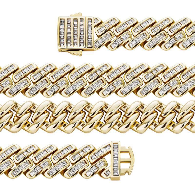 12MM Pie Chain - GOLD - Alliceonyou