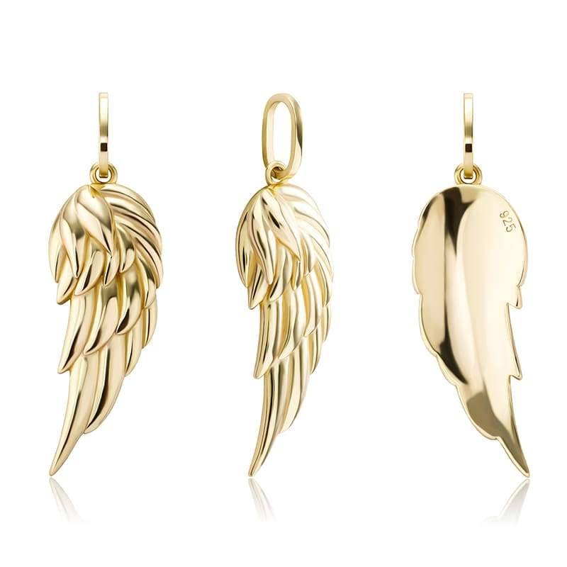 925 Angle Wing Pendants - GOLD - Alliceonyou