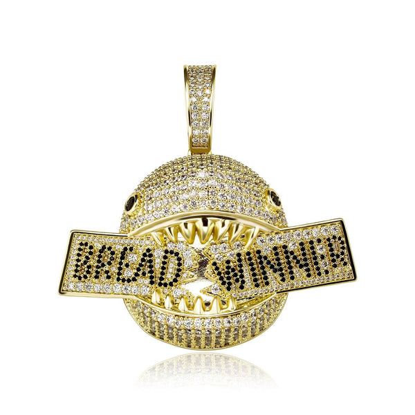 Bread Winner Pendant - Gold - Alliceonyou