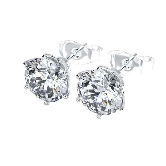 Moissanite Blooming Flowers Earring - Sliver - Alliceonyou