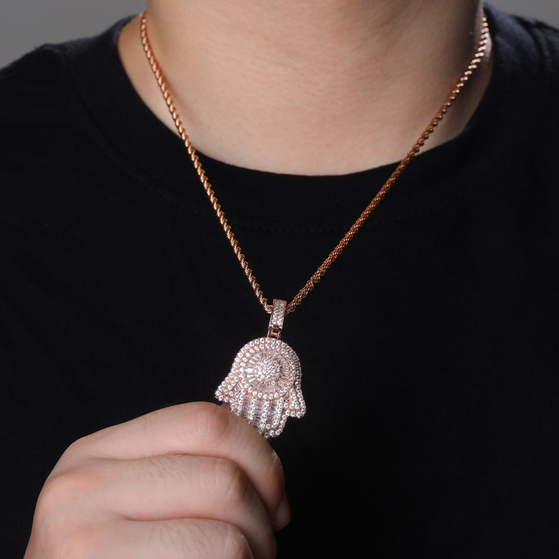 Palm Pendant - ROSE GOLD - Alliceonyou