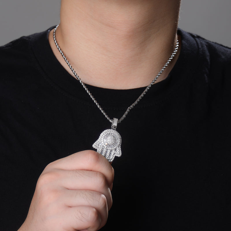 Palm Pendant - SILVER - Alliceonyou