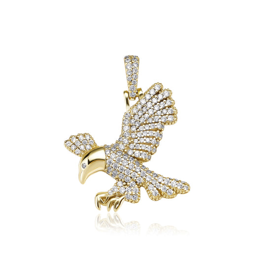 925 Eagle Pendant - Gold