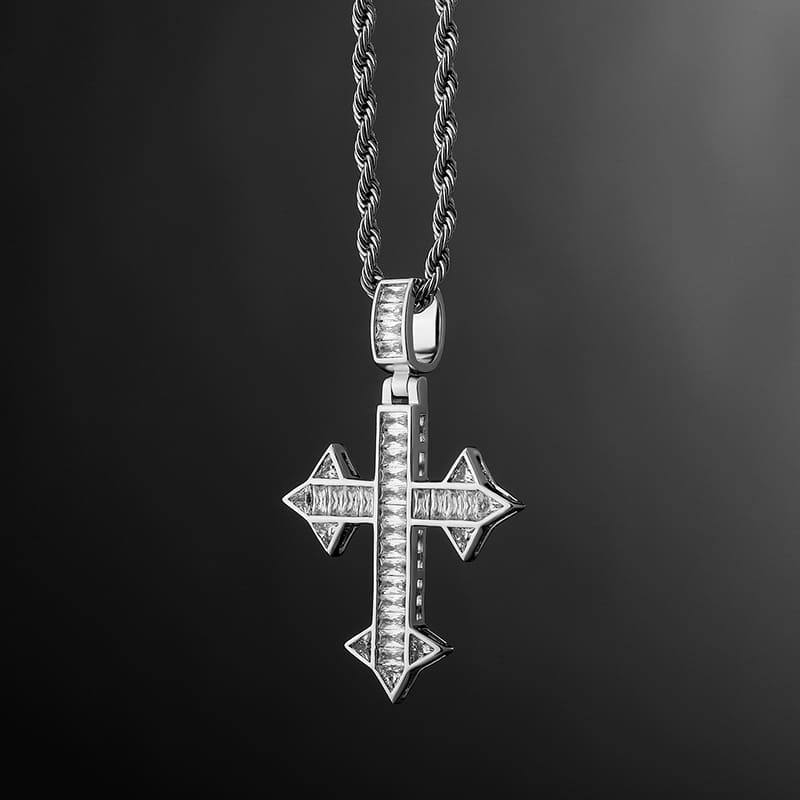 Celtic Cross Pendant - SLIVER - Alliceonyou