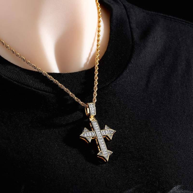 Celtic Cross Pendant - GOLD - Alliceonyou