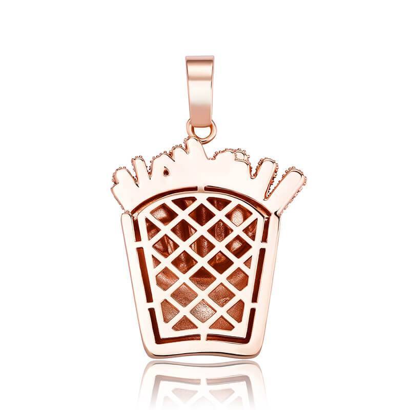 French Fries Pendant - ROSE GOLD - Alliceonyou