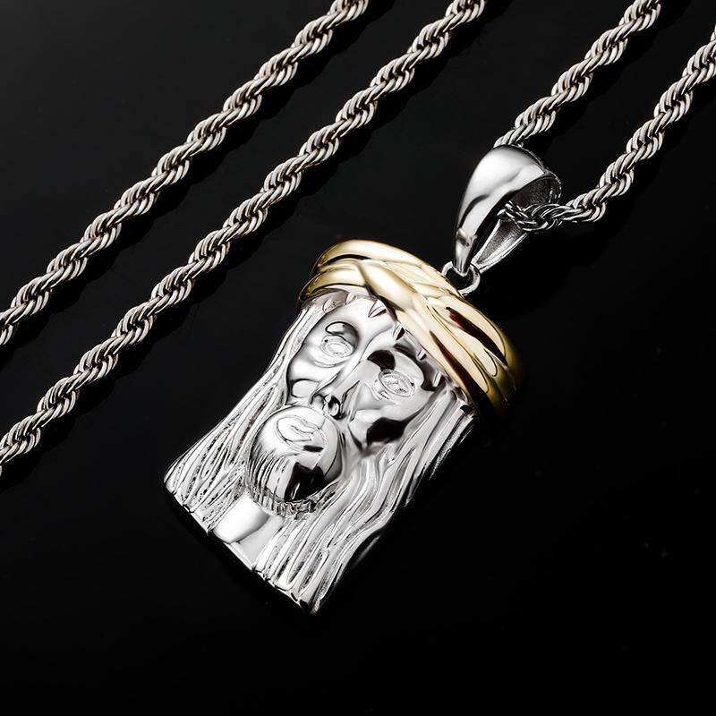 925 Jesus Pendant - SLIVER - Alliceonyou