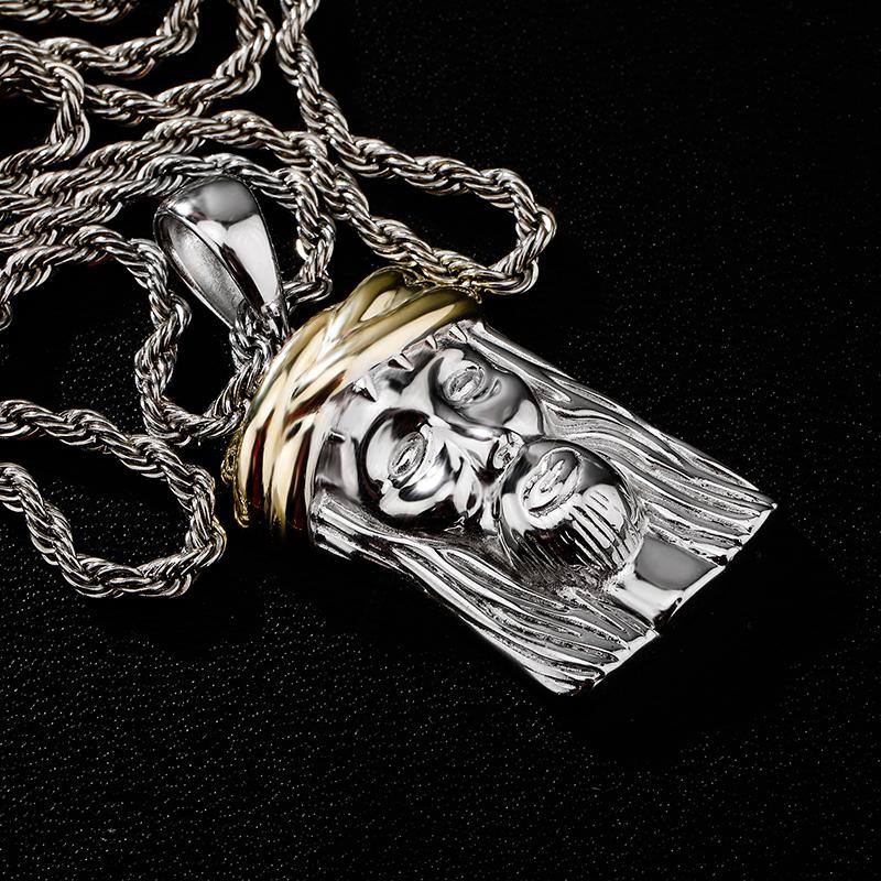 925 Jesus Pendant - SLIVER - Alliceonyou