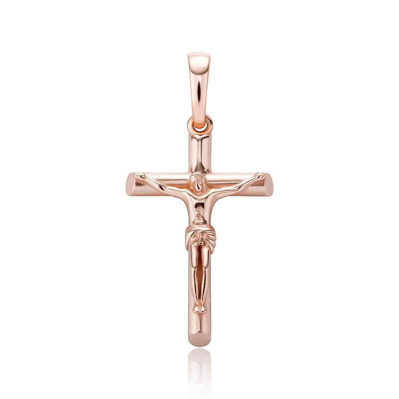 925 Baeguette Cross Pendants - ROSE GOLD - Alliceonyou