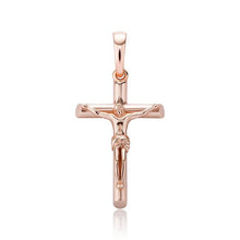 Load image into Gallery viewer, 925 Baeguette Cross Pendants - ROSE GOLD - Alliceonyou
