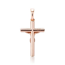 Load image into Gallery viewer, 925 Baeguette Cross Pendants - ROSE GOLD - Alliceonyou
