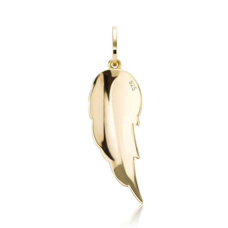 925 Angle Wing Pendants - GOLD - Alliceonyou