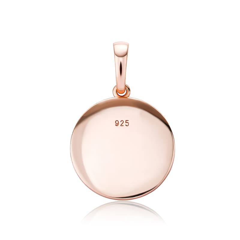 925 Compass Pendant - ROSE GOLD - Alliceonyou