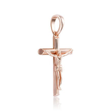 Load image into Gallery viewer, 925 Baeguette Cross Pendants - ROSE GOLD - Alliceonyou
