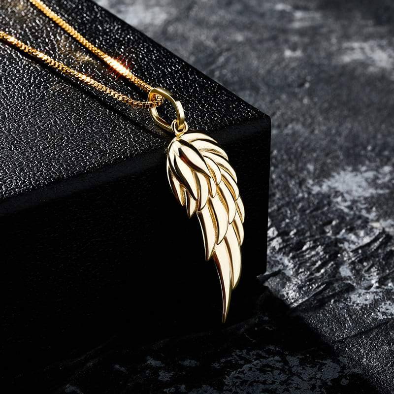 925 Angle Wing Pendants - GOLD - Alliceonyou